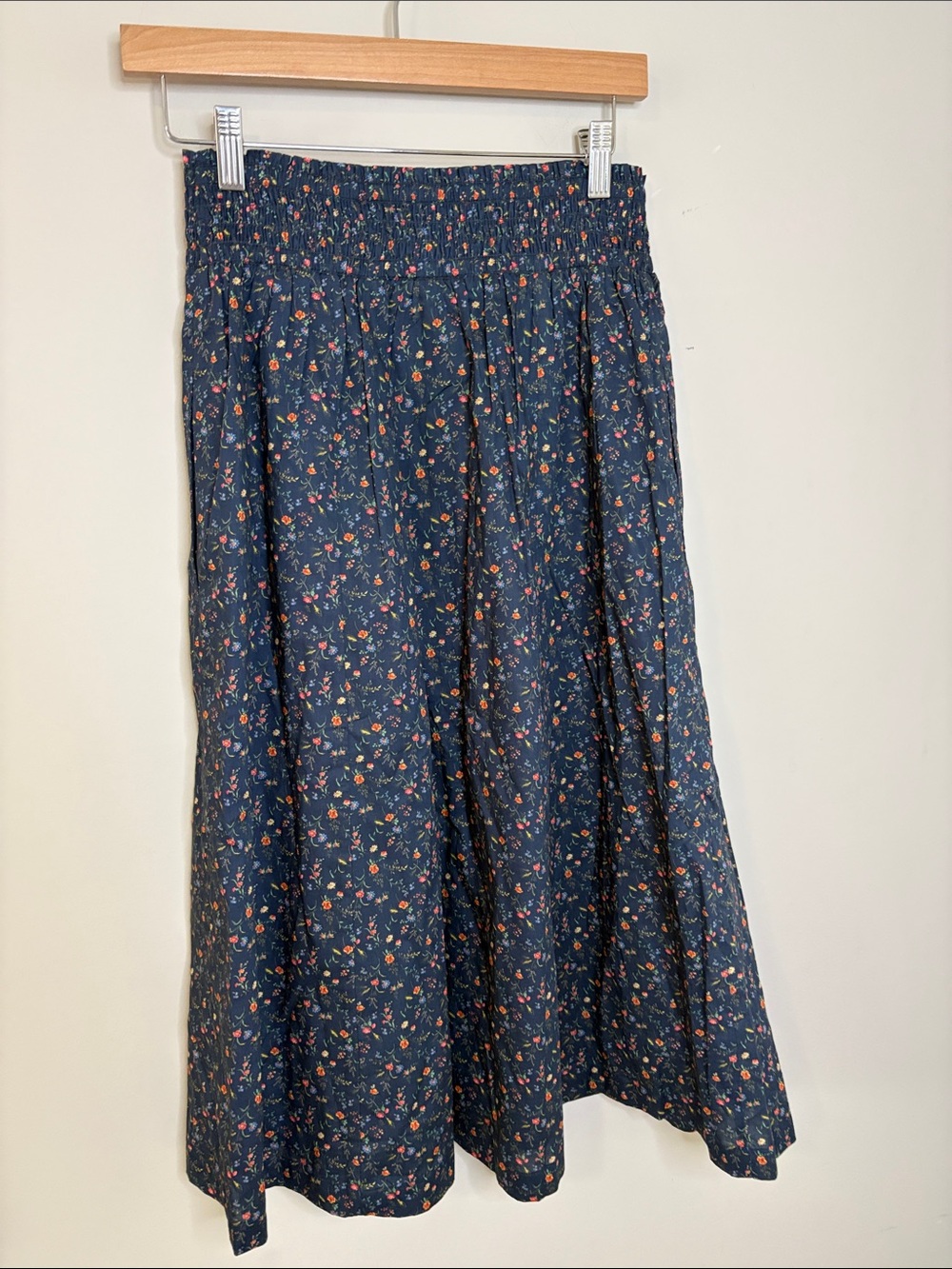 Garnet Hill Organic cotton Navy Blue Pockets Sz M - Picture 6 of 11